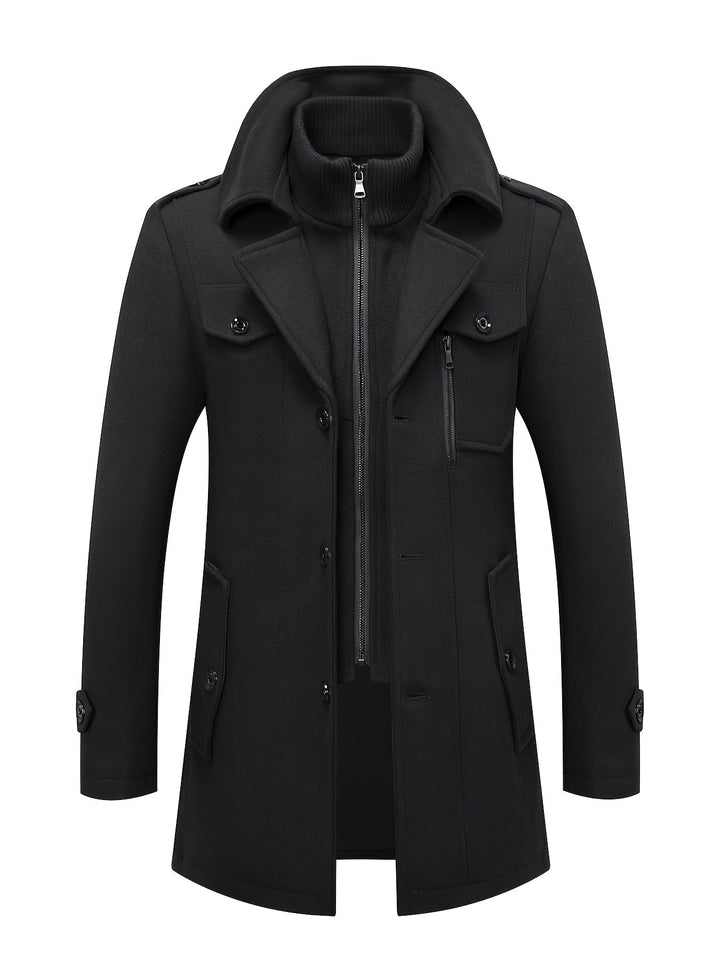 WOOL BLEND TWEED JACKET FOR MEN