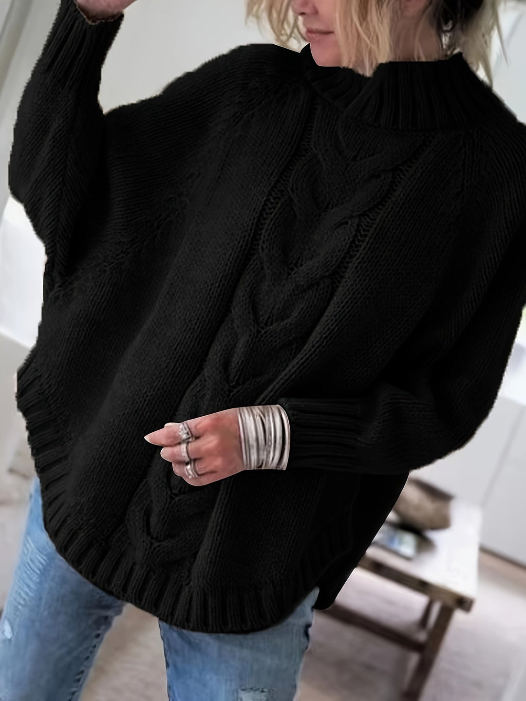 BEAUMONT NICE | PULL CÔTELÉ À OURLET ÉVASÉ POUR FEMMES