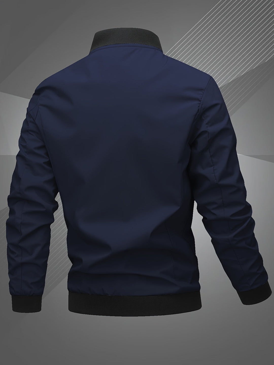 EMBROIDERED BASEBALL JACKET FOR MEN