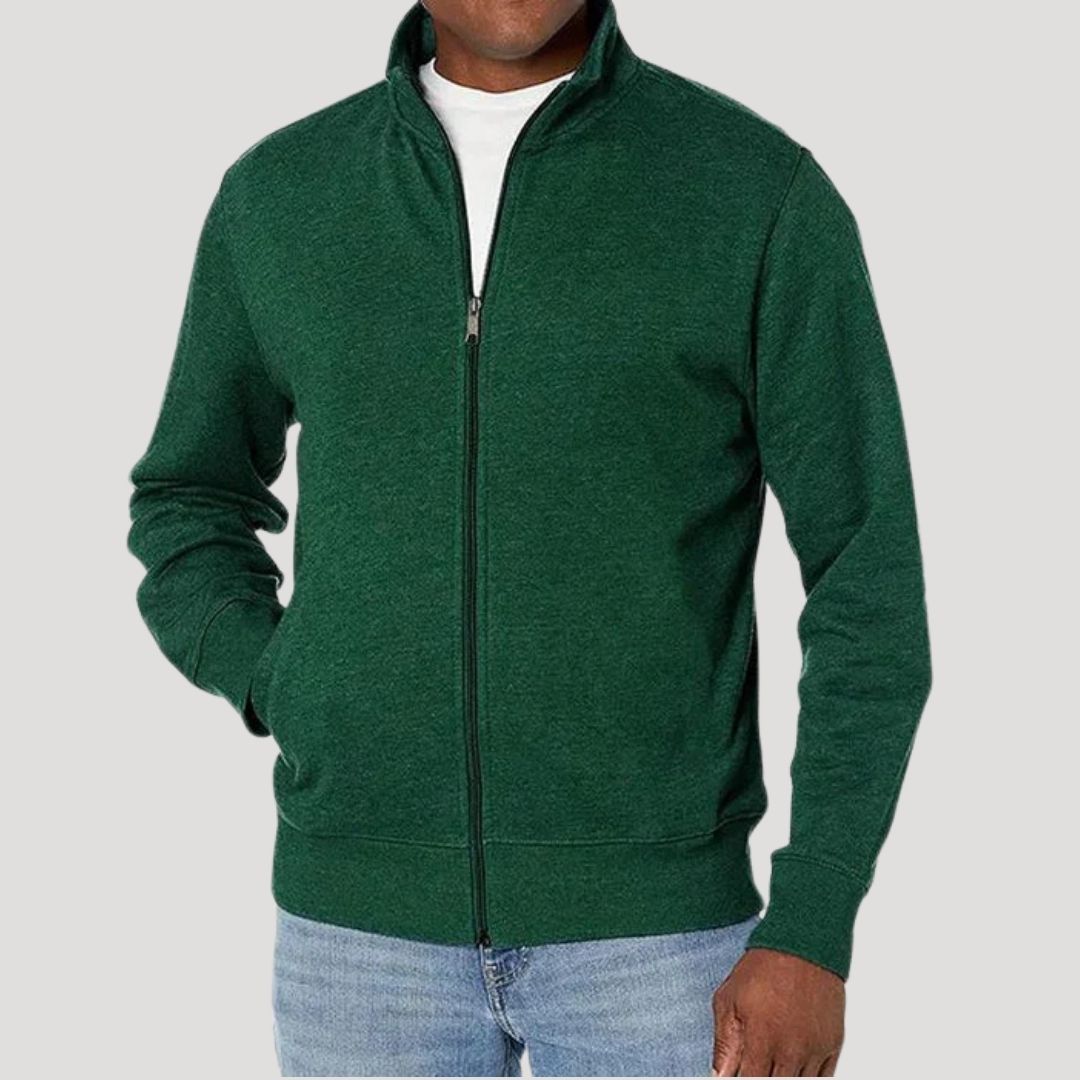ZIP FRONT SPRING JACKET FOR MEN