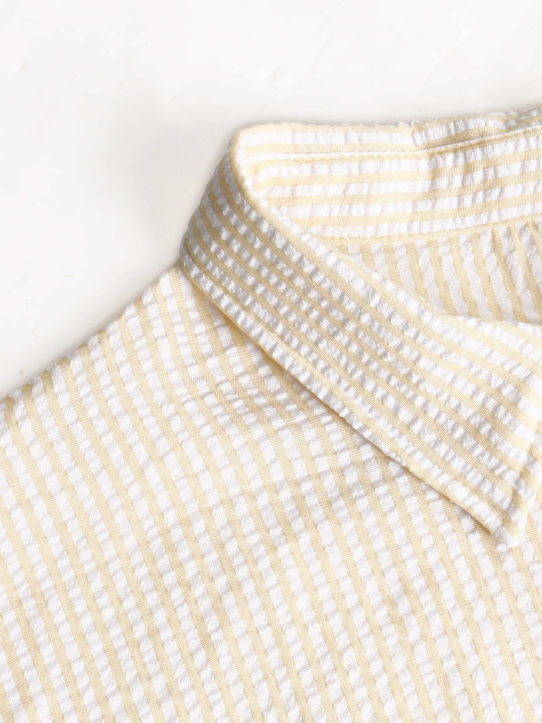 STRIPED LAPEL SHIRT FOR MEN