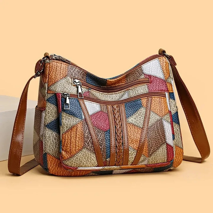 BEAUMONT NICE | SAC PATCHWORK GÉOMÉTRIQUE POUR FEMMES