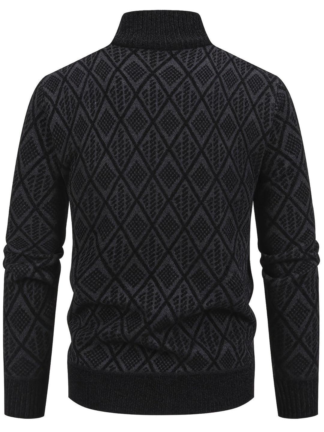 GEOMETRIC KNIT CARDIGAN FOR MEN