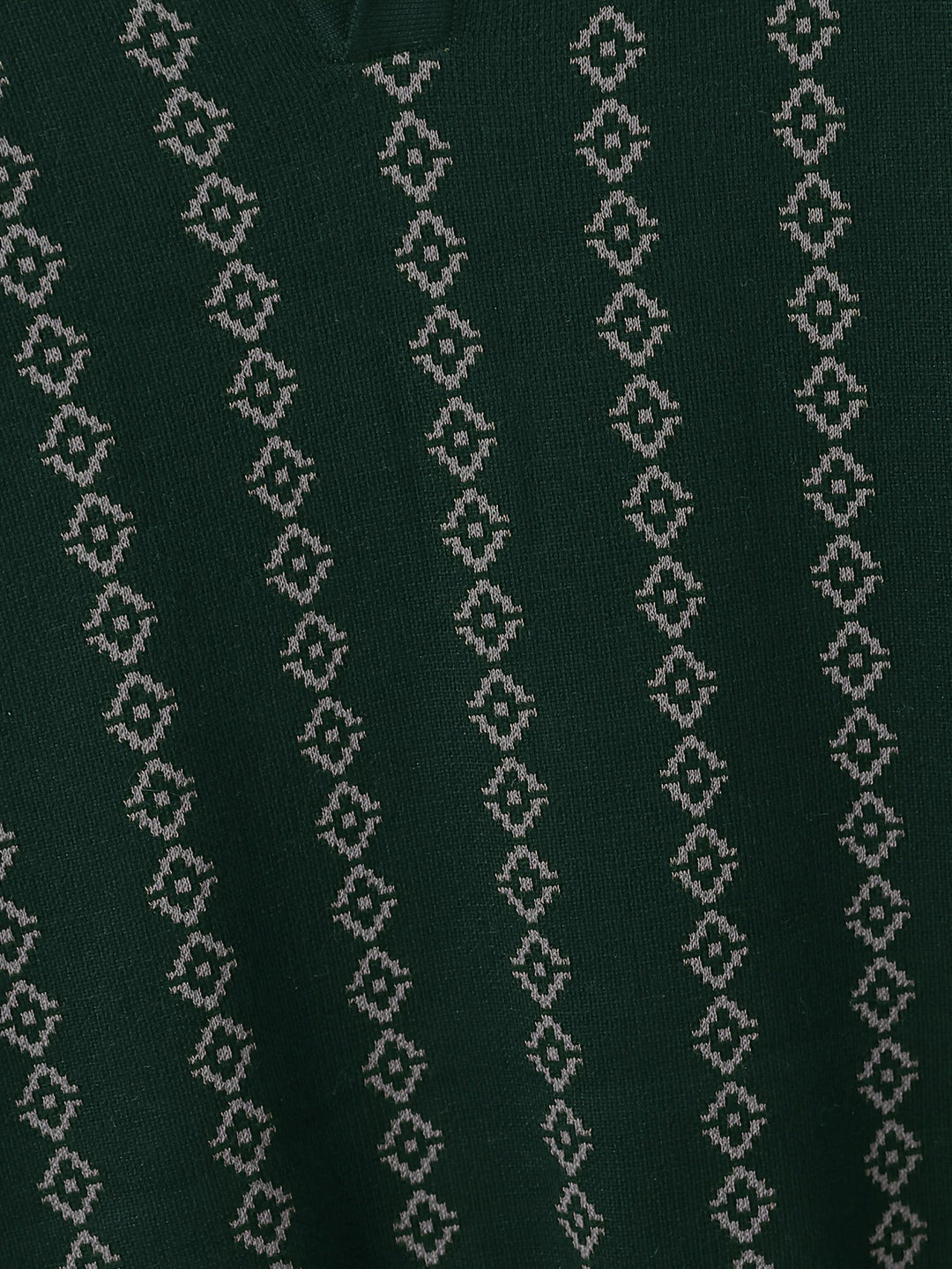 GEOMETRIC KNIT SHIRT FOR MEN