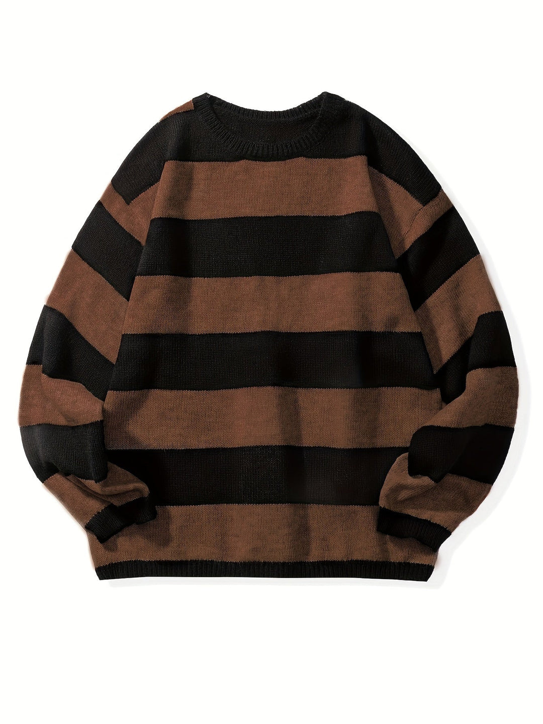 STRIPED KNIT PULLOVER FOR MEN
