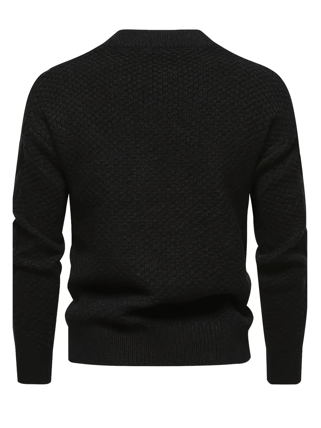 CABLE KNIT CREW NECK SWEATER FOR MEN