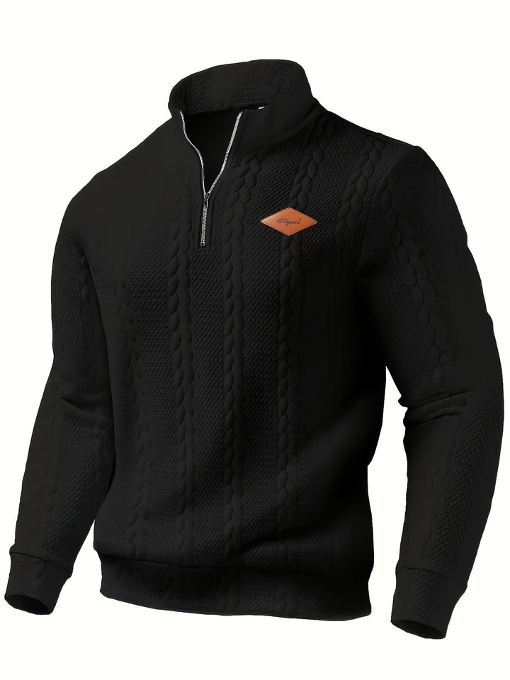 ZIPPER KNIT SWEATER FOR MEN