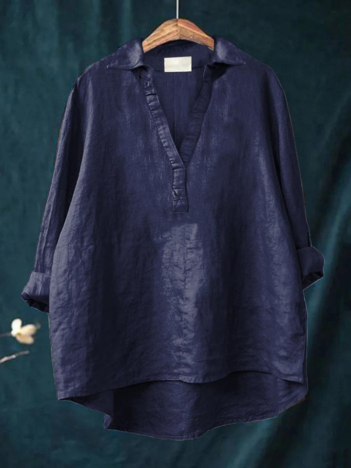 BEAUMONT NICE | BLOUSE COL V POUR FEMMES