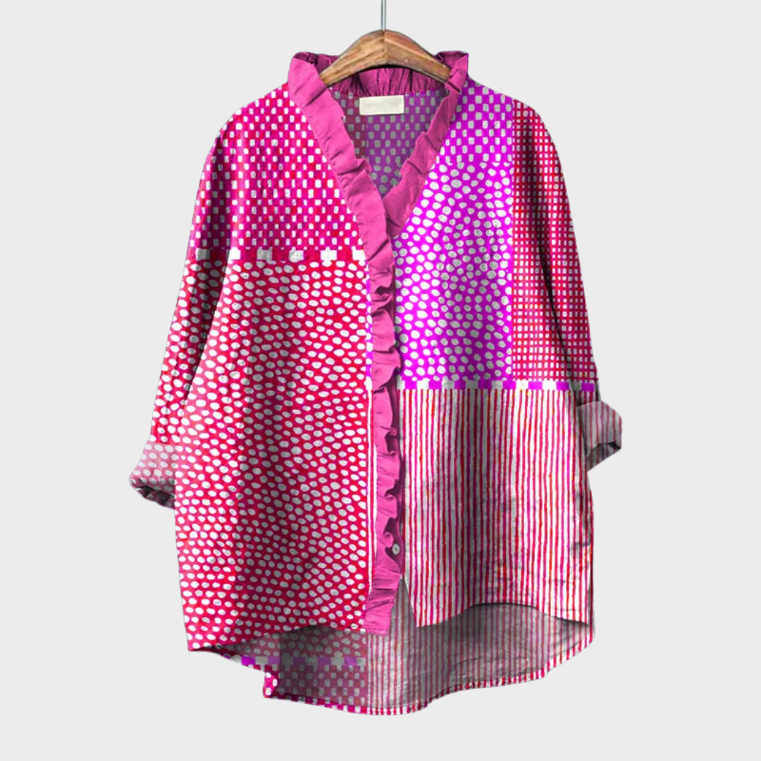 BEAUMONT NICE | BLOUSE MOTIF ARTISTIQUE POUR FEMMES