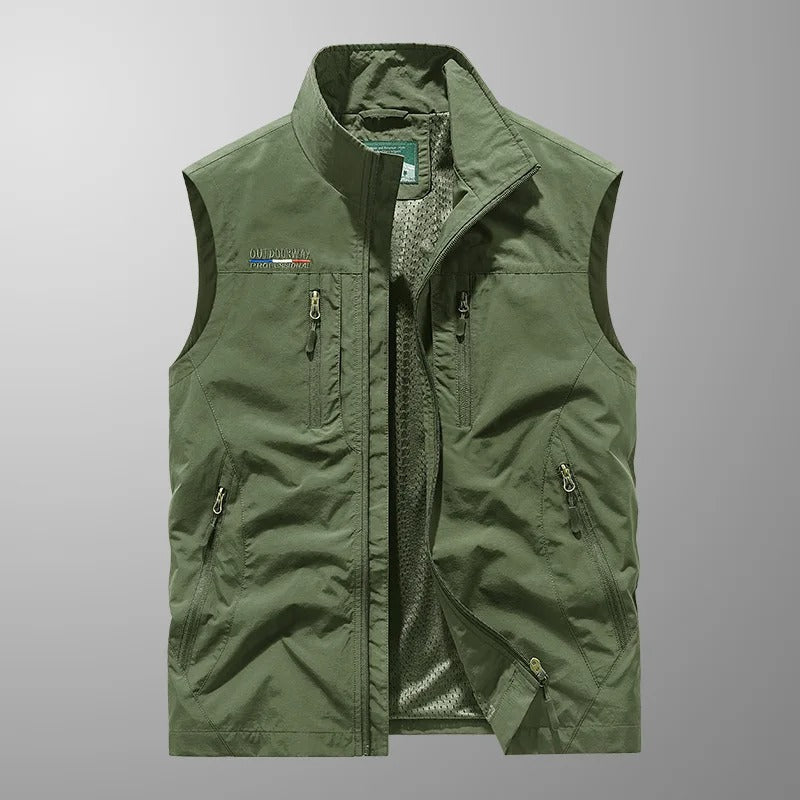BREATHABLE CARGO VEST FOR MEN
