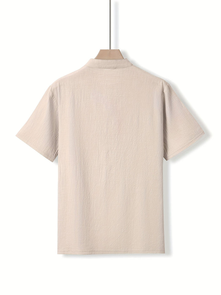 MANDARIN COLLAR SHIRT FOR MEN