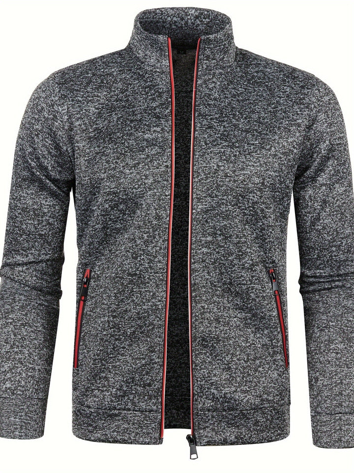 HIGH-NECK ZIP JACKET FOR MEN