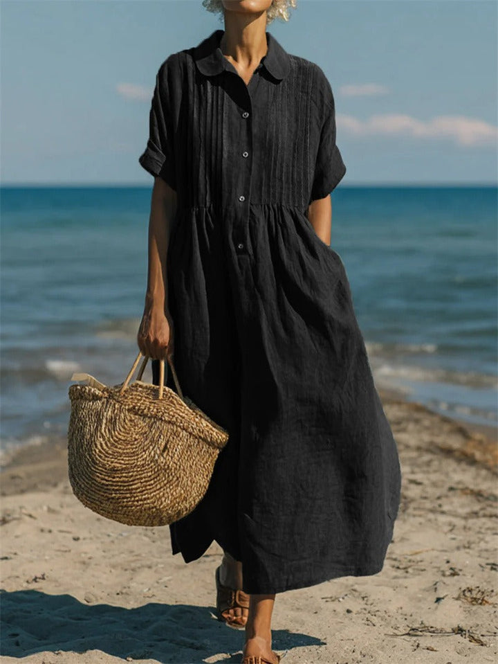 BEAUMONT NICE | ROBE EN LIN ÉLÉGANTE POUR FEMMES
