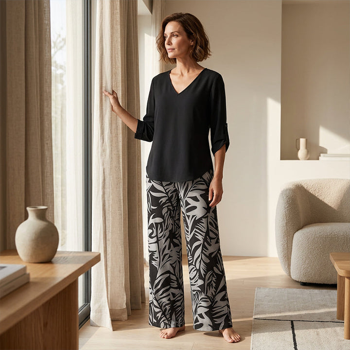 BEAUMONT NICE | ENSEMBLE DEUX PIÈCES À MOTIFS POUR FEMMES