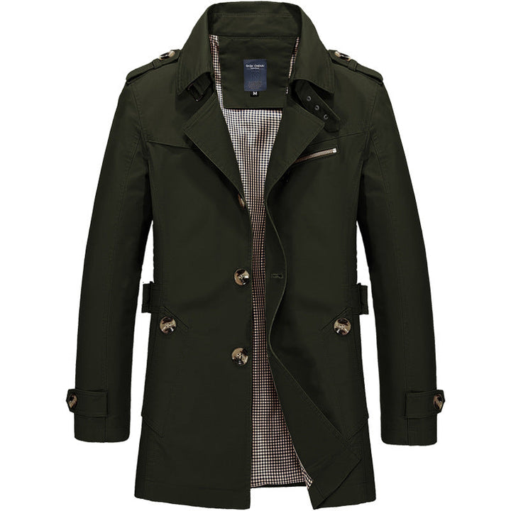 LONG BUSINESS WINDBREAKER FOR MEN