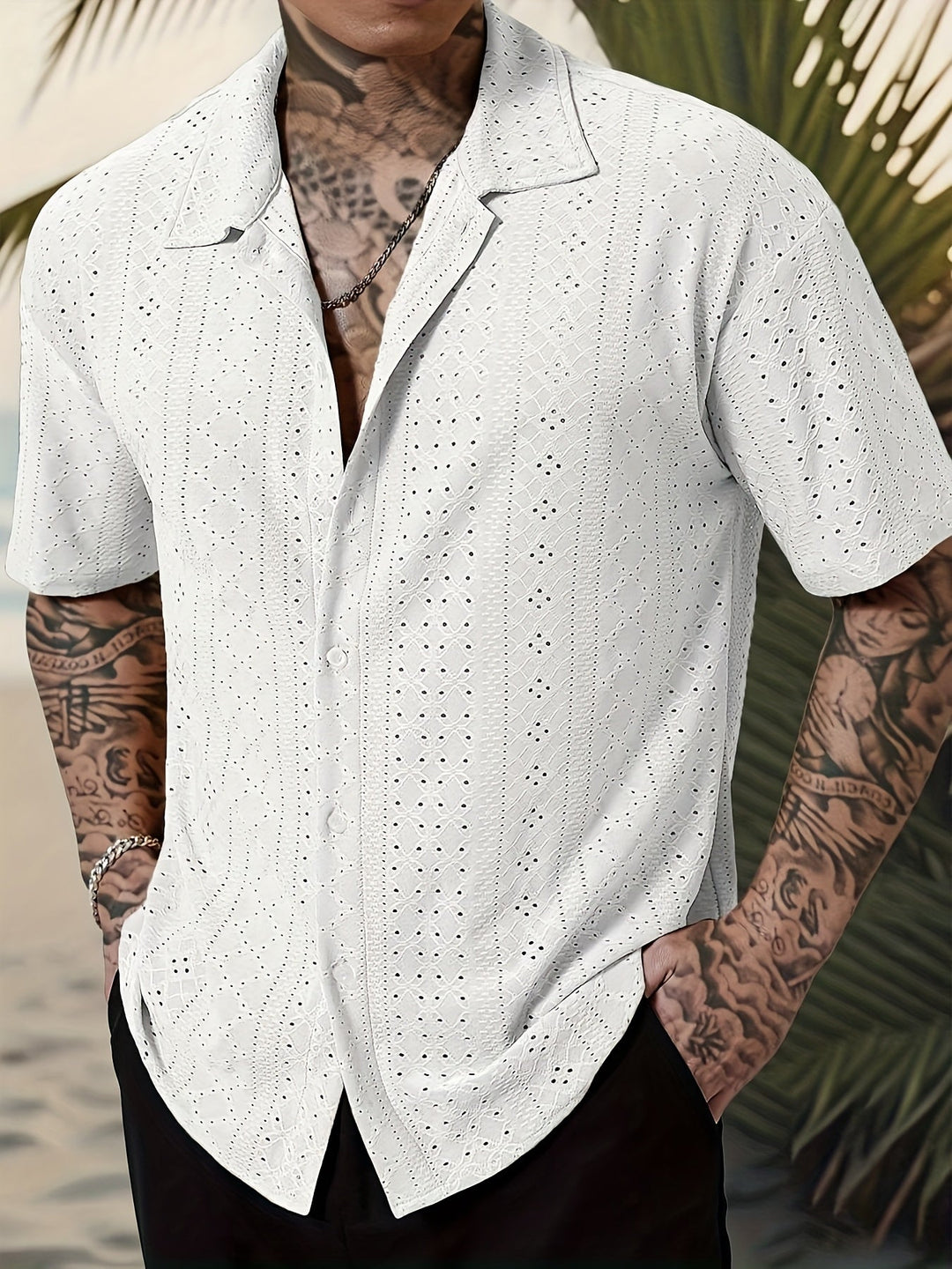 BUTTON-UP SHIRT FOR MEN