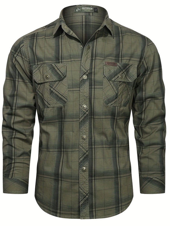 VINTAGE LAPEL SHIRT FOR MEN