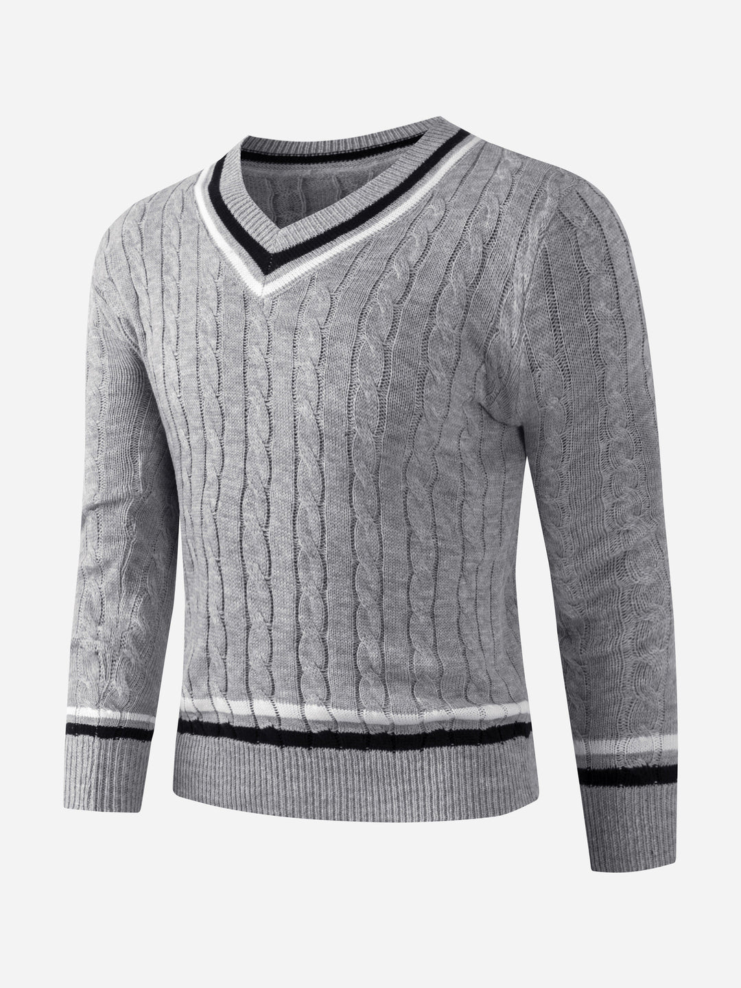 PREPPY V-NECK SWEATER FOR MEN