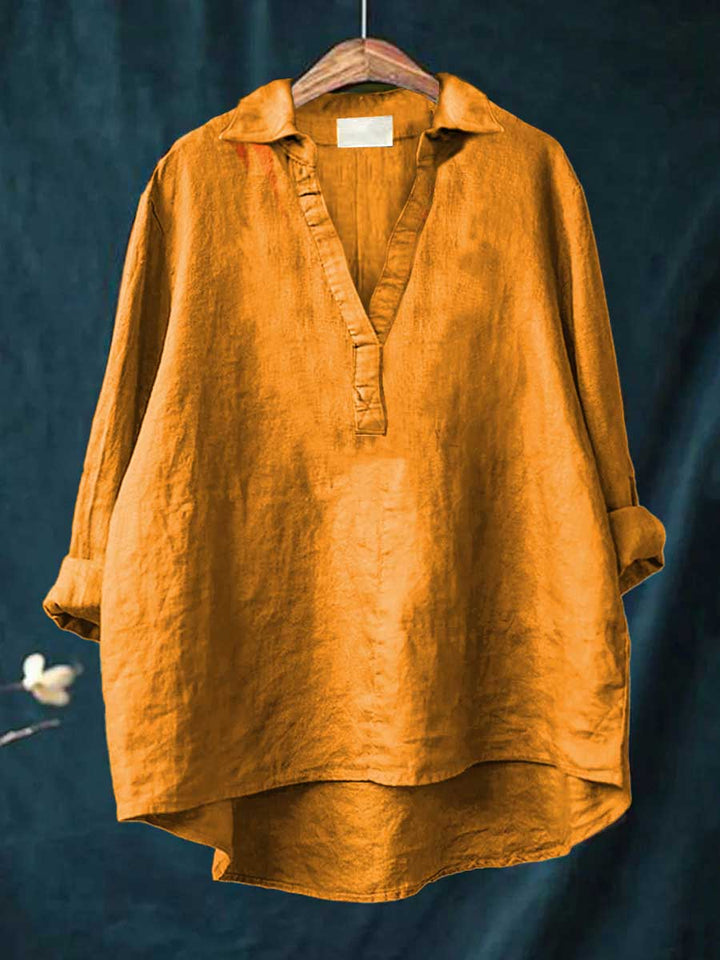 BEAUMONT NICE | BLOUSE COL V POUR FEMMES