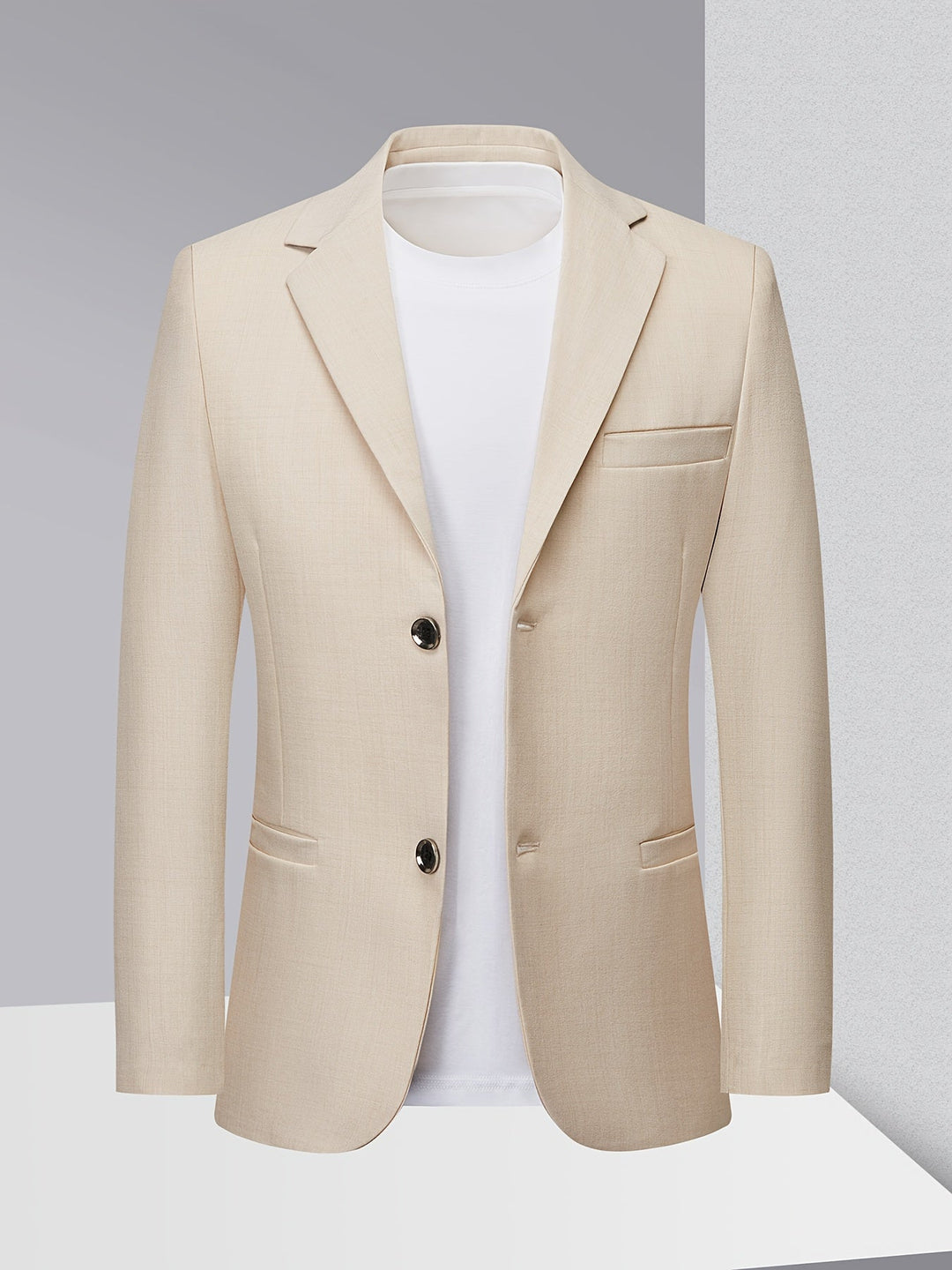TEXTURED SUIT JACKET FOR MEN