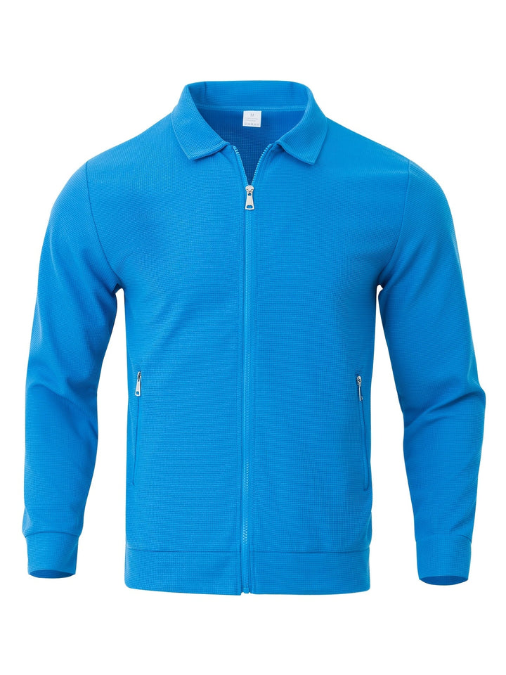SPORTS LAPEL ZIP JACKET FOR MEN