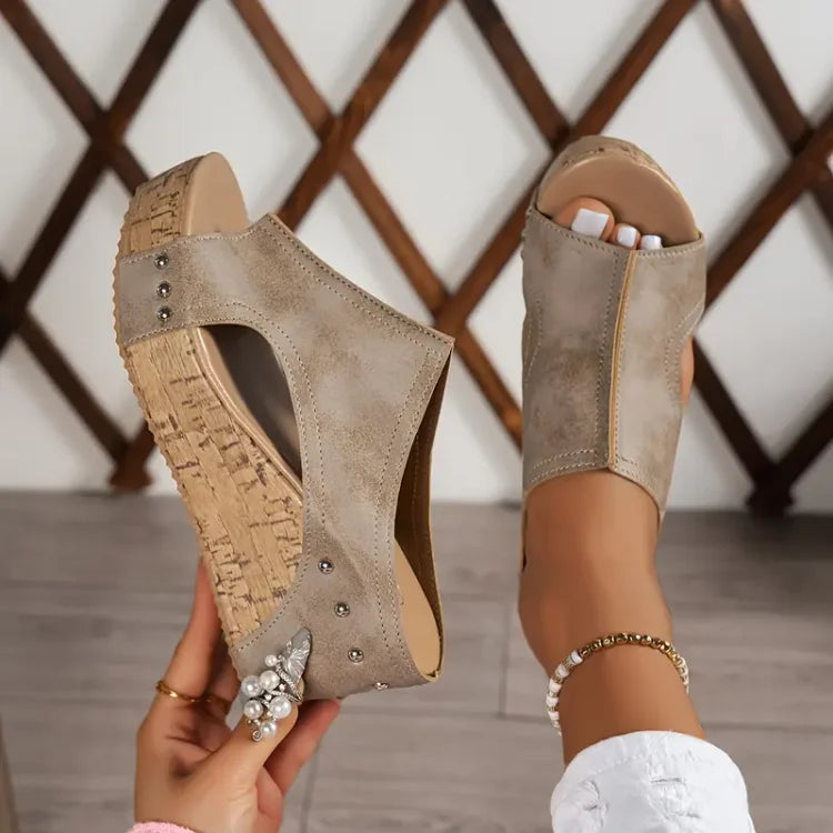 BEAUMONT NICE | SANDALES À TALON SUPPORT POUR FEMMES
