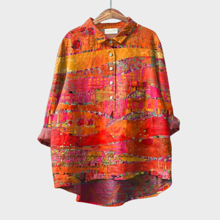 BEAUMONT NICE | BLOUSE MOTIF ARTISTIQUE POUR FEMMES