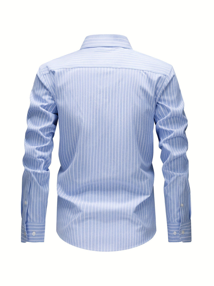STRIPED COTTON SHIRT FOR MEN