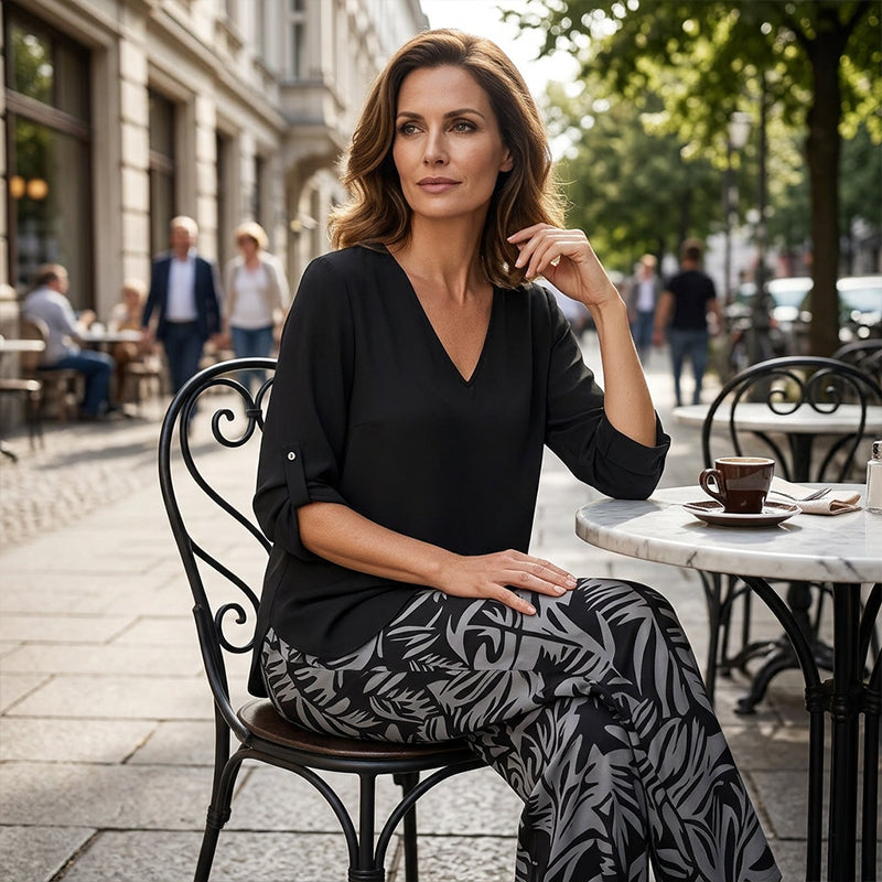 BEAUMONT NICE | ENSEMBLE DEUX PIÈCES À MOTIFS POUR FEMMES