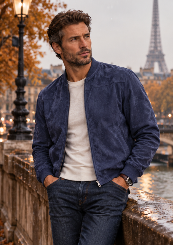 Veste en suédine Bracken