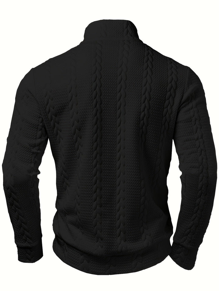ZIPPER KNIT SWEATER FOR MEN