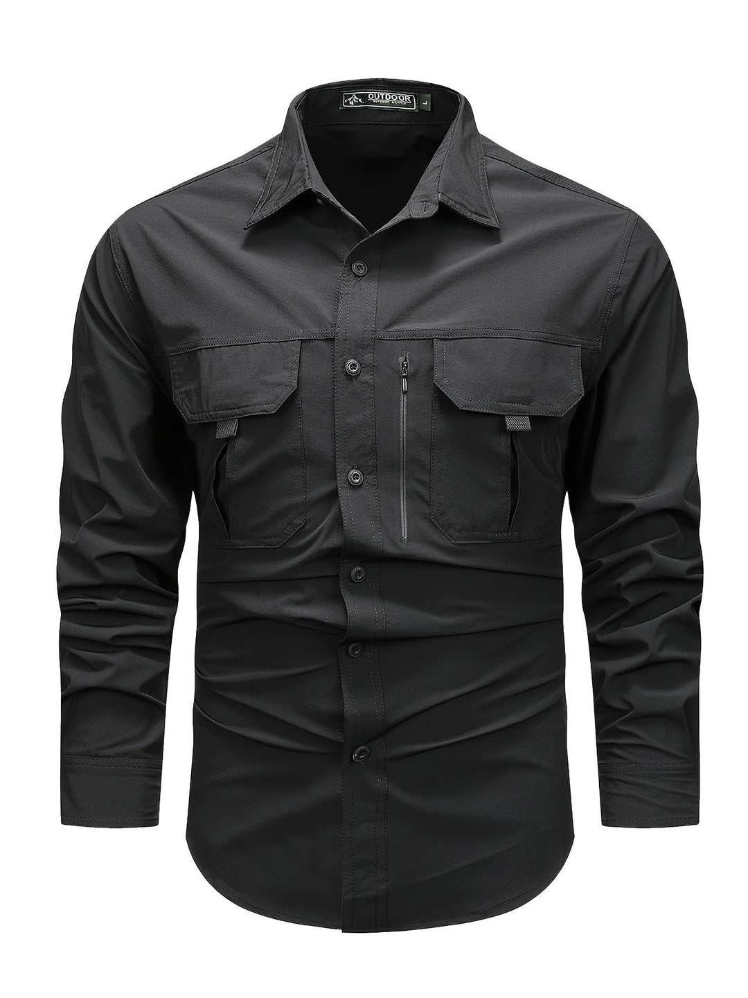 LONG SLEEVE CARGO SHIRT FOR MEN