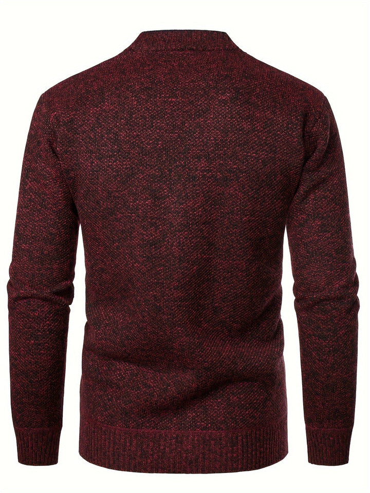 FLEECE KNIT CARDIGAN FOR MEN
