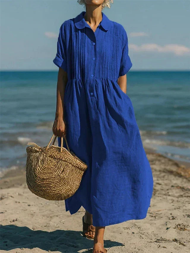 BEAUMONT NICE | ROBE EN LIN ÉLÉGANTE POUR FEMMES