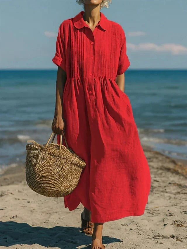 BEAUMONT NICE | ROBE EN LIN ÉLÉGANTE POUR FEMMES