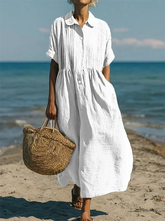 BEAUMONT NICE | ROBE EN LIN ÉLÉGANTE POUR FEMMES