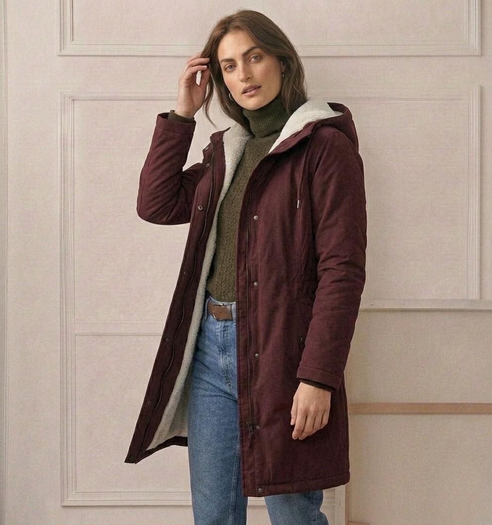 BEAUMONT NICE | PARKA D'HIVER DOUBLÉE EN POLAIRE POUR FEMMES