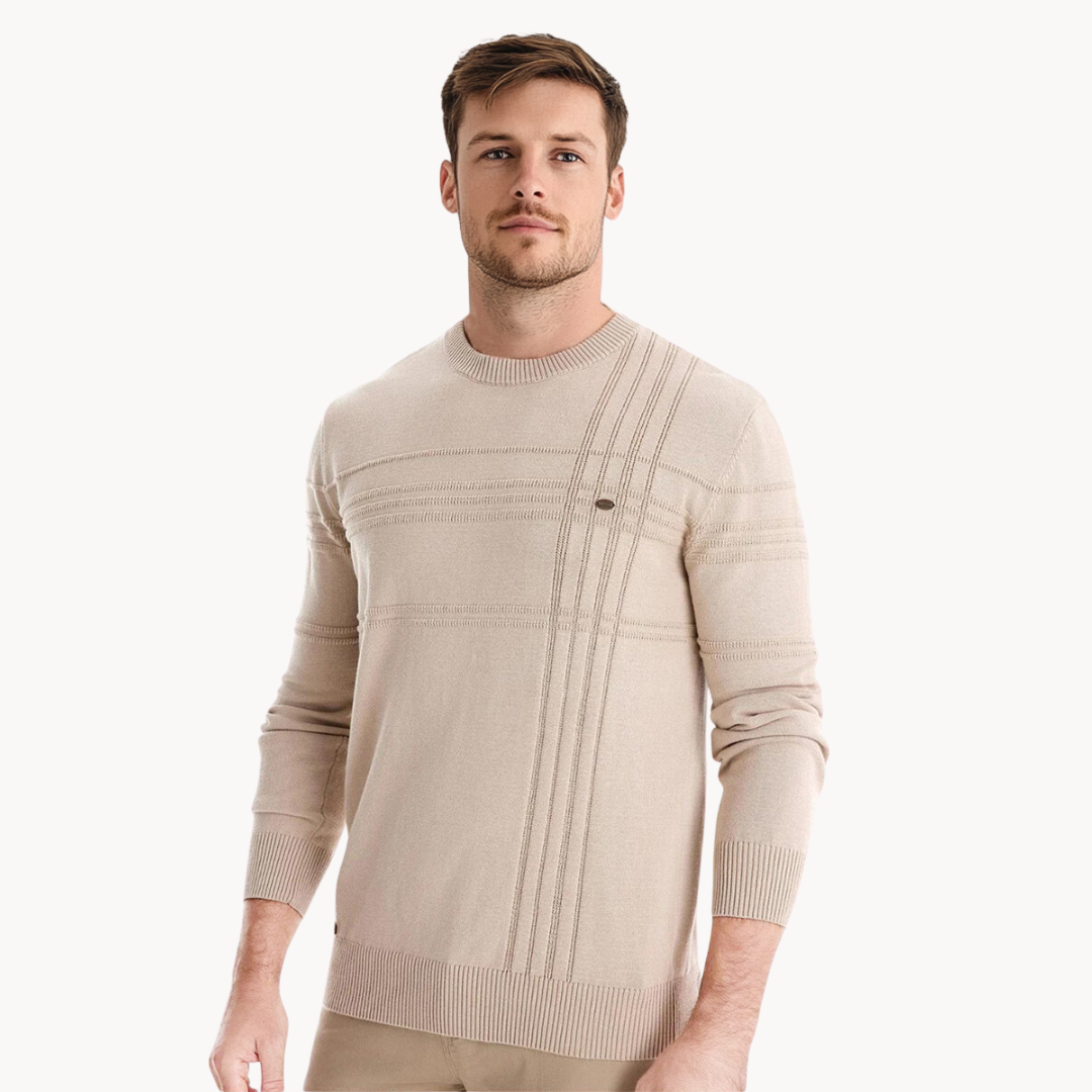 STRIPED PULLOVER FOR MEN