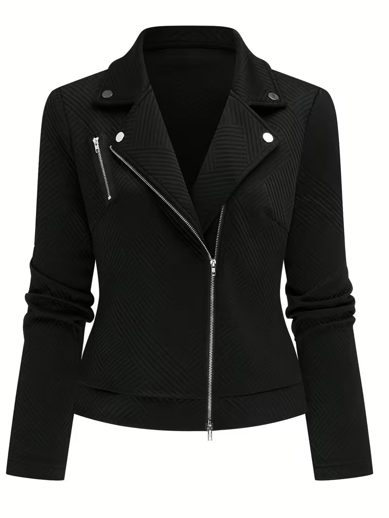 BEAUMONT NICE | VESTE BIKER GÉOMÉTRIQUE POUR FEMMES