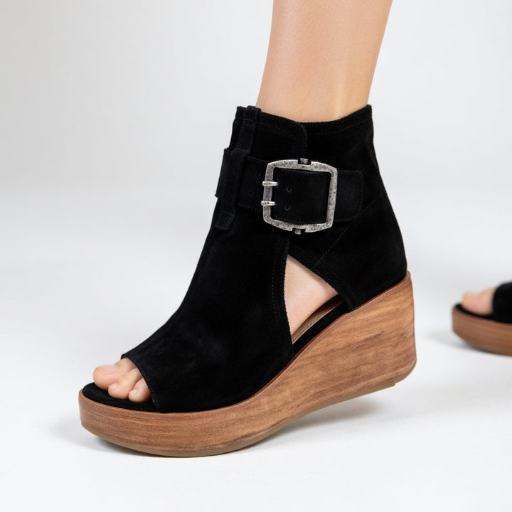 BEAUMONT NICE | BOTTINES COMPENSÉES OUVERTES POUR FEMMES