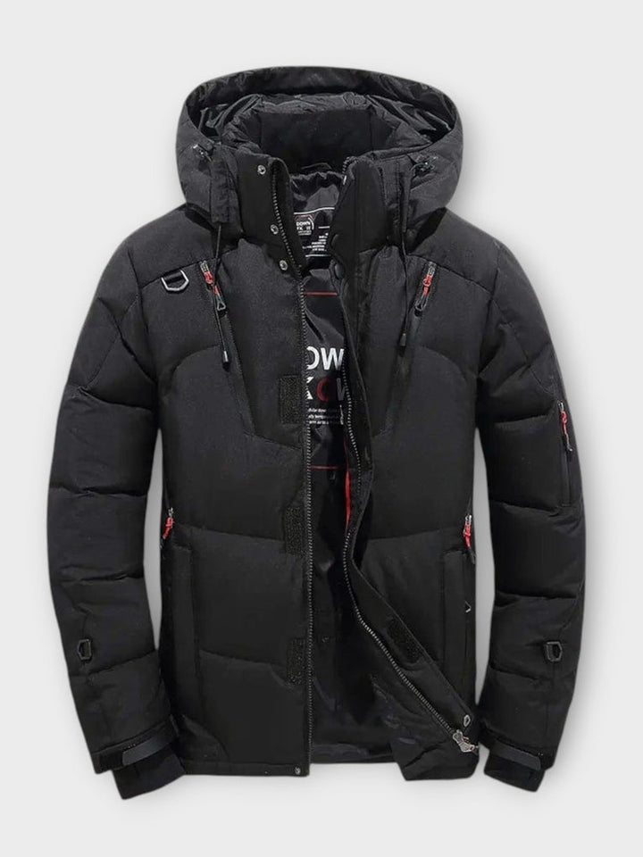 SOLID WINTER JACKET FOR MEN