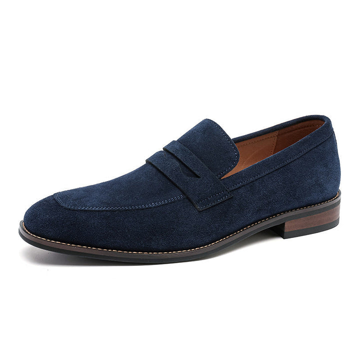 NUBUCK LOAFERS FOR MEN