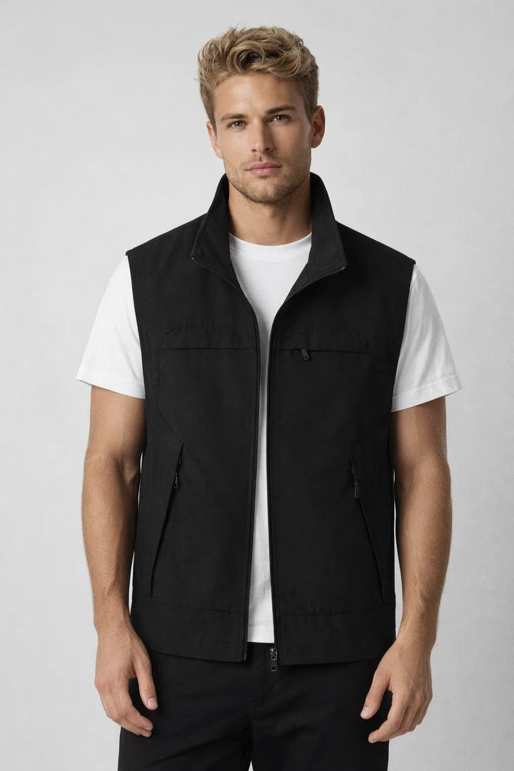 ZIP POCKET VEST FOR MEN