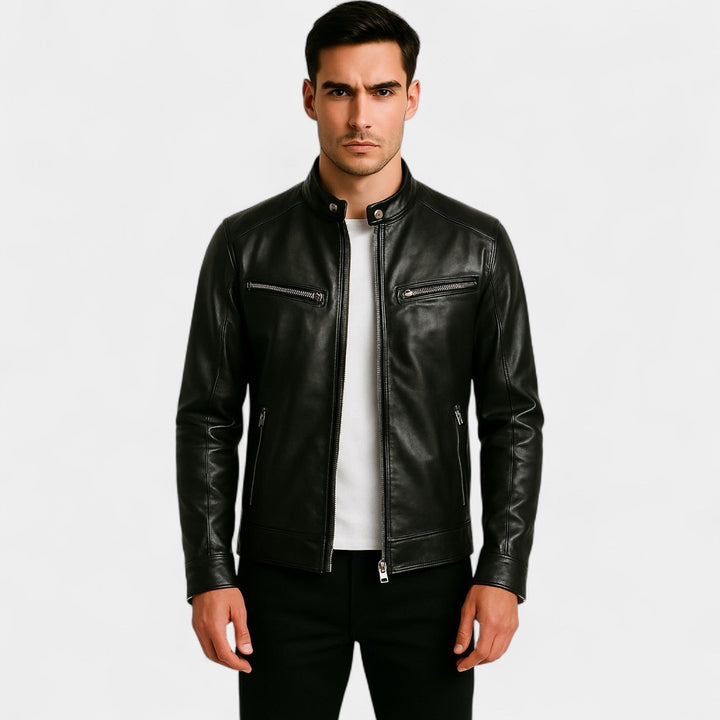 SLIM BIKER JACKET FOR MEN