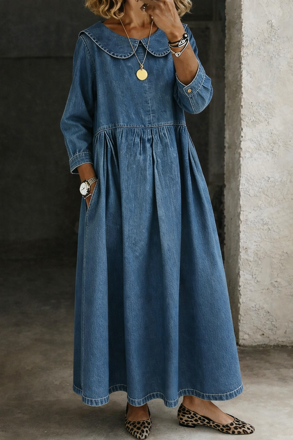 BEAUMONT NICE | ROBE À COL ARRONDI POUR FEMMES