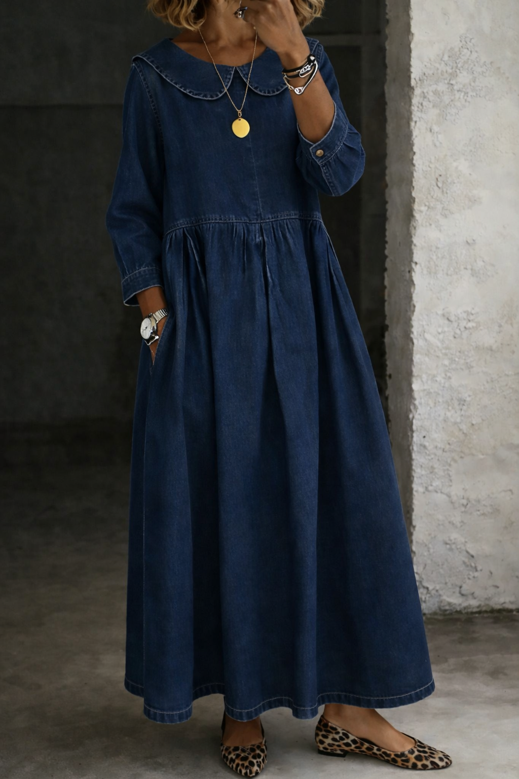 BEAUMONT NICE | ROBE À COL ARRONDI POUR FEMMES
