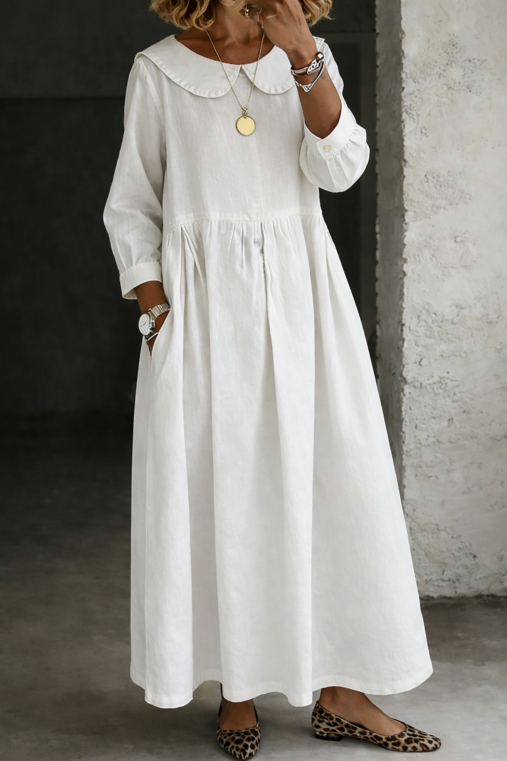 BEAUMONT NICE | ROBE À COL ARRONDI POUR FEMMES