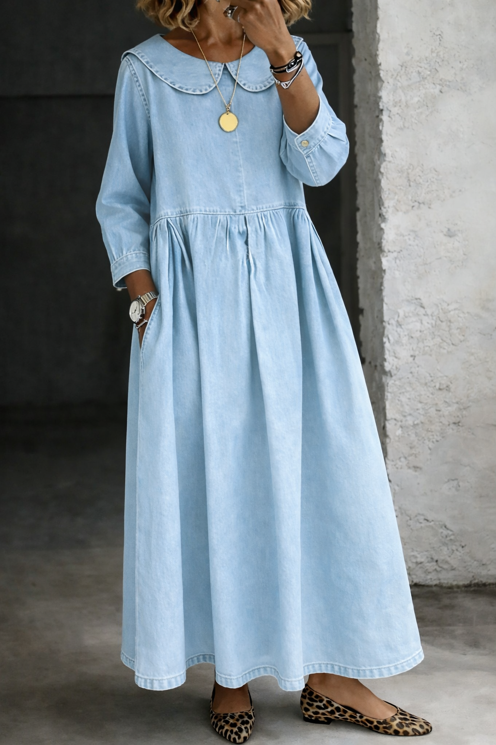 BEAUMONT NICE | ROBE À COL ARRONDI POUR FEMMES