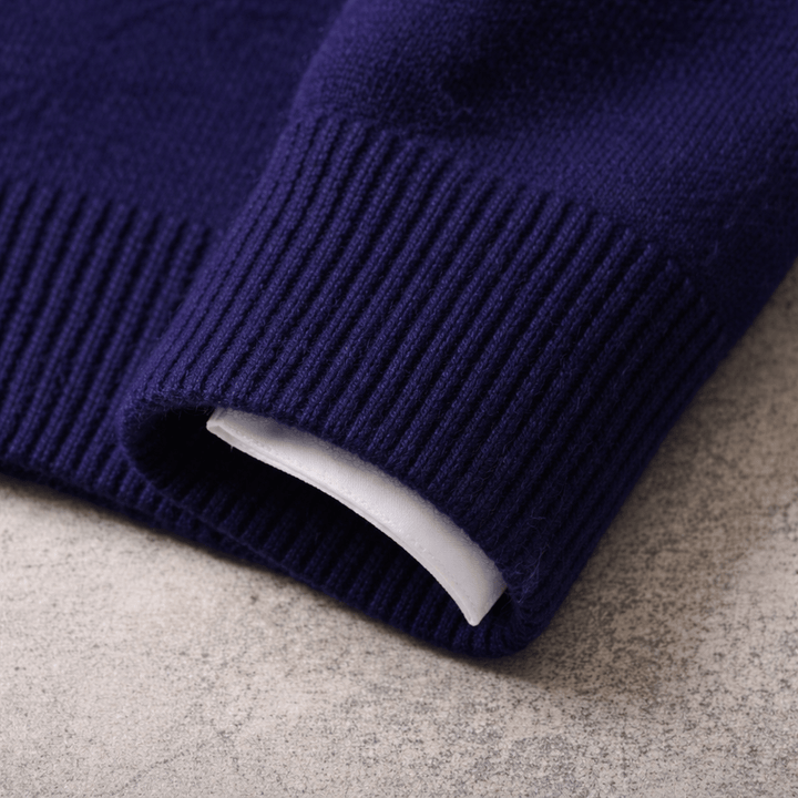 WOOL BLEND CREW NECK SWEATER FOR MEN