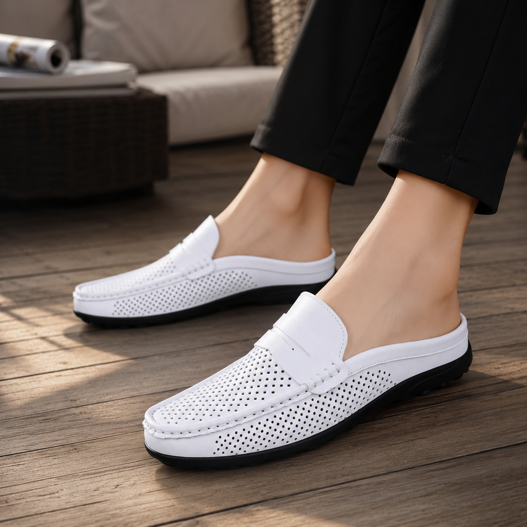 PERFORATED LOAFERS FOR MEN